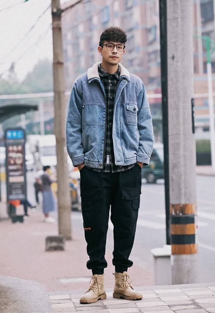 各种风格的工装型男风,总有一个适合你!_黑色_束脚_口袋