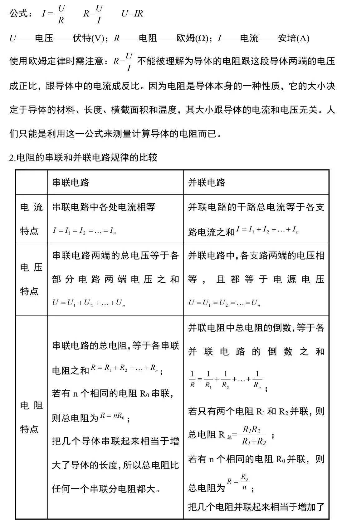 资料|九年级物理所有的重难点都在这里了，期末考前看一看！