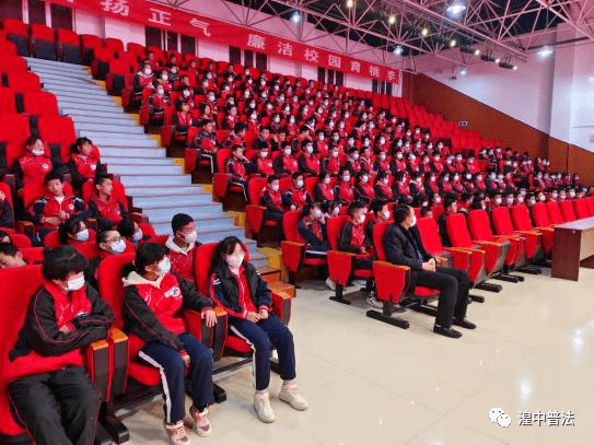 湟中二中初中部开展反欺凌及预防电信诈骗讲座67