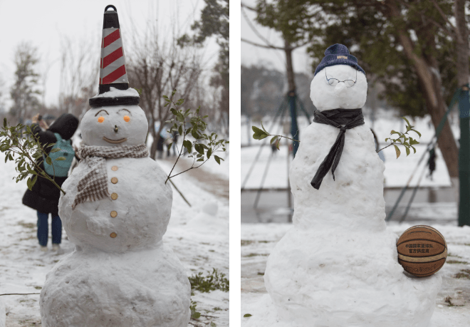 初雪|湖南高校初雪图鉴 第一次这么认真地赏雪