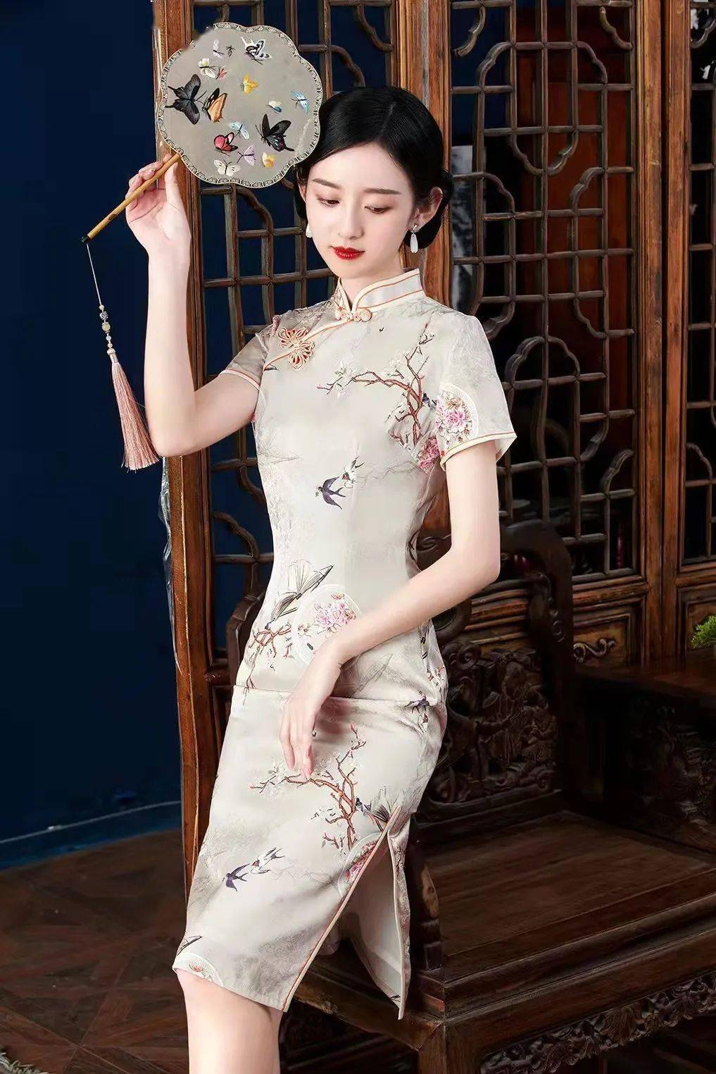 娇美旗袍倾国倾城一绝色