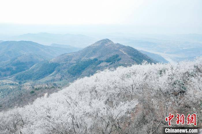 红安|雪后初霁的湖北红安老君山