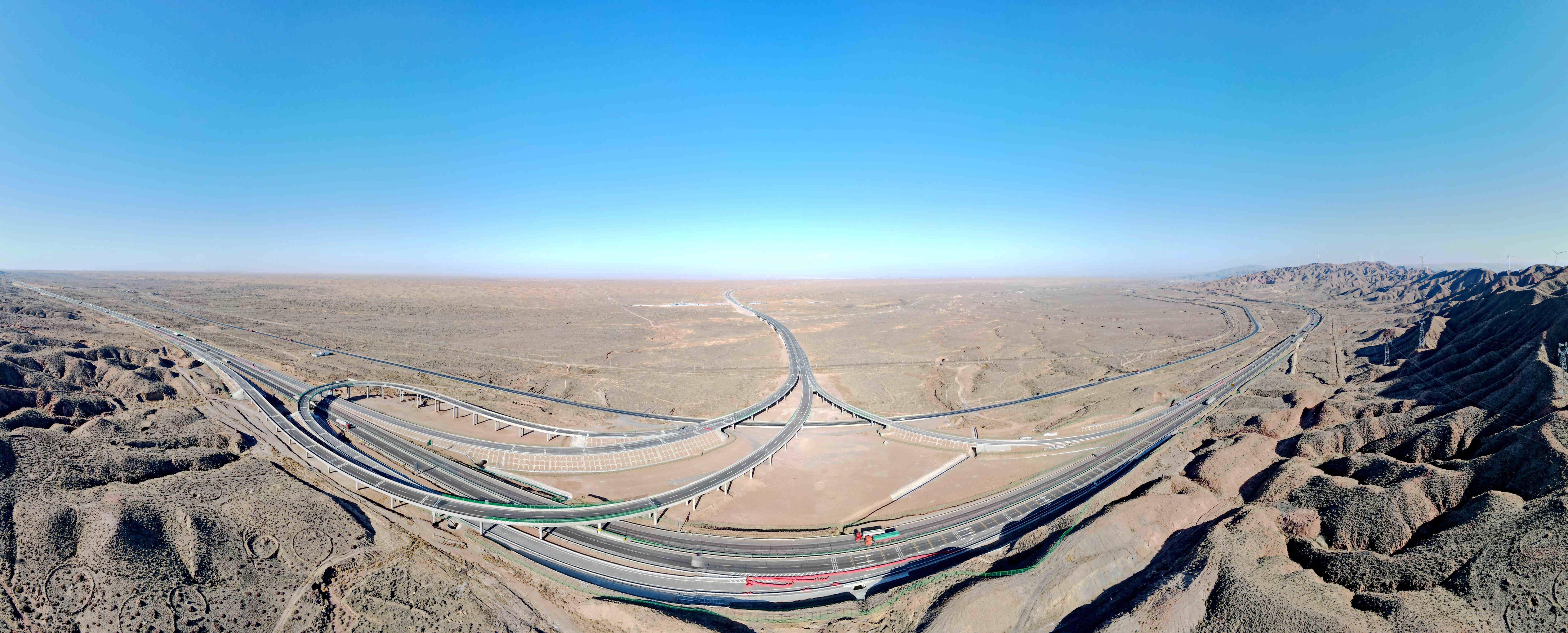 乌玛高速中宁入口图片