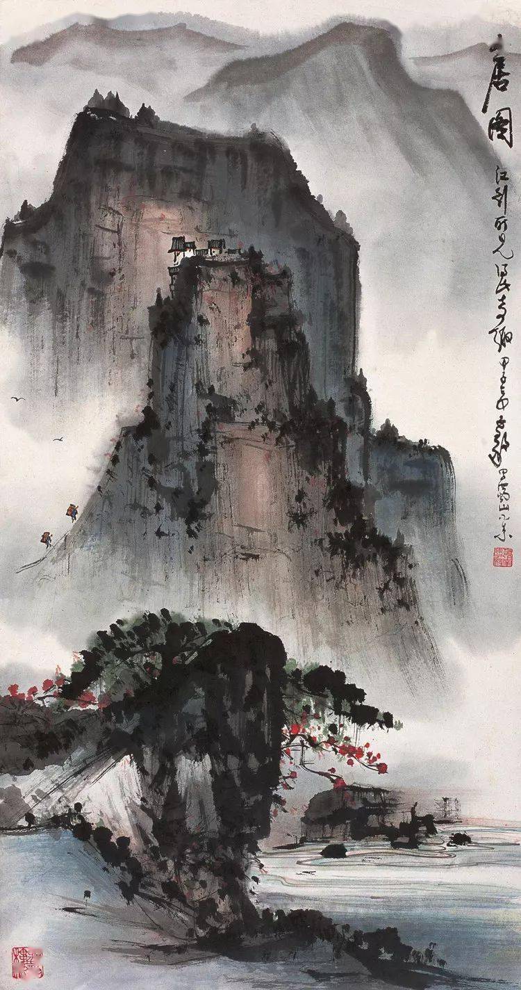 陈子毅的山水画作品欣赏水墨淋漓清新唯美