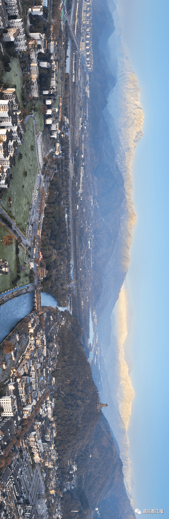 空气|收藏！都江堰最新雪山全景图！