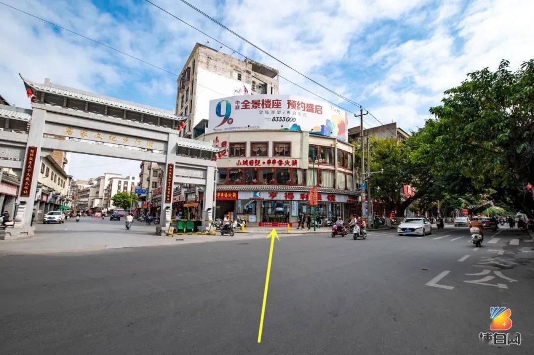 过分博白文化路门楼这里有人要搞事