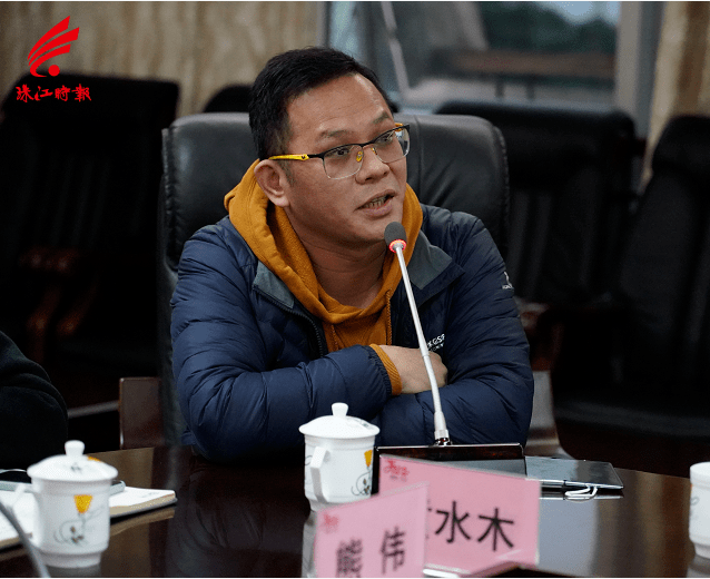 广东甜秘密寝具有限公司总经理黄水木发言.