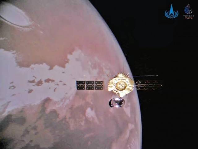 火星|新年第一天，“天问一号”从火星发回节日祝福！