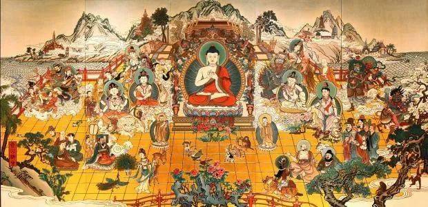佛教空间结构系统,深受古代印度神话传说的影响,此后,在众多僧侣的