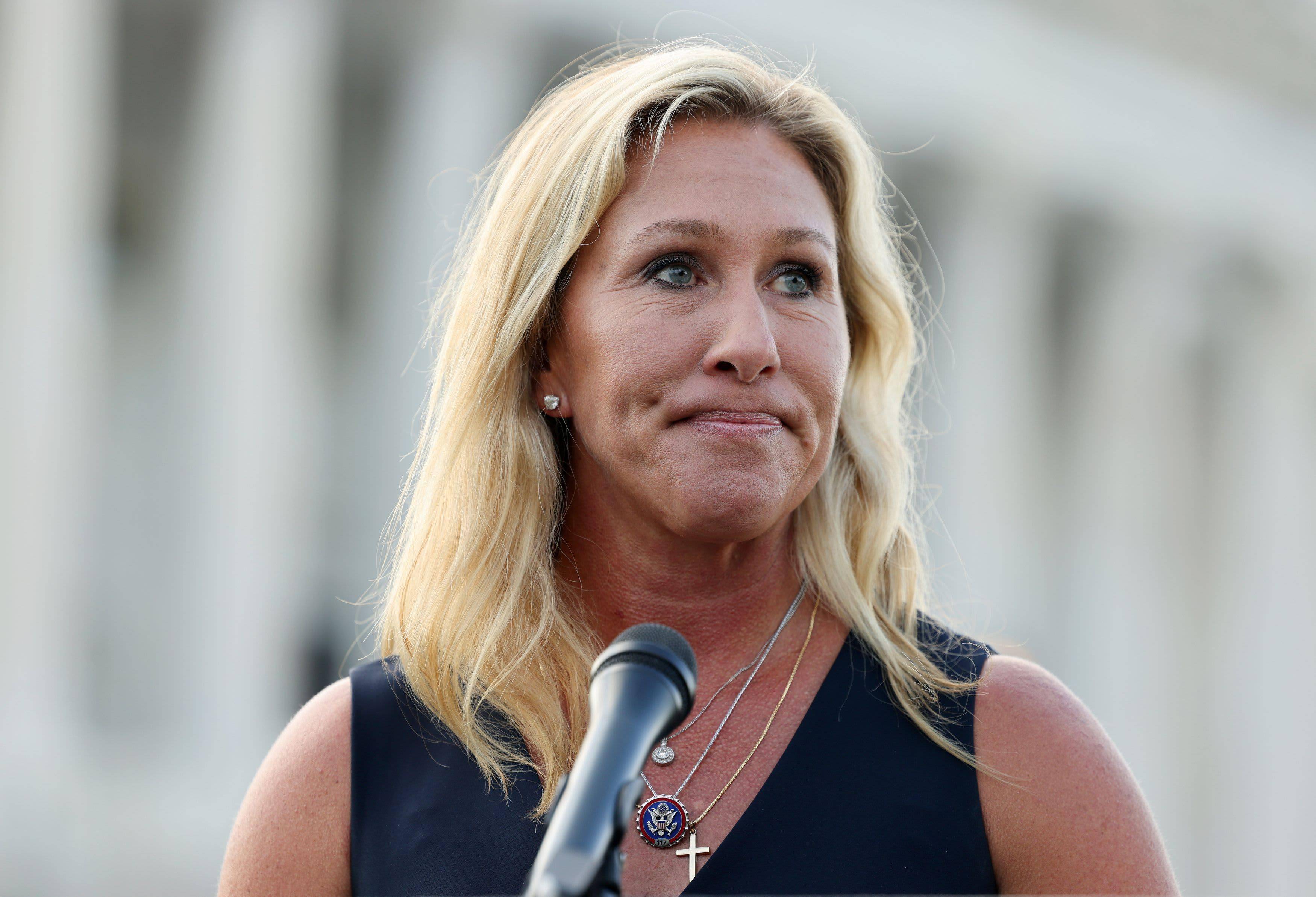 禁了美国乔治亚洲共和党籍众议员玛乔丽·泰勒·格林(marjorie taylor