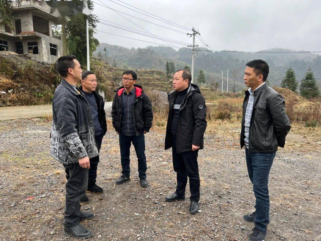 镇党委副书记,镇长周增荣到栗山村对违法图斑进行现场核实图文来源