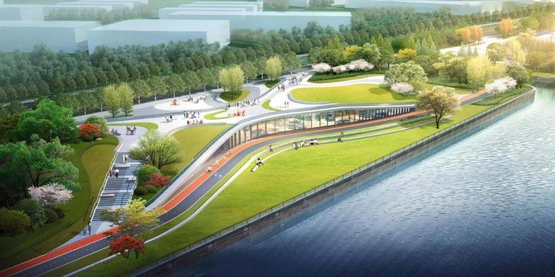 下应滨水公园-甬新河(湖下路-鄞州大道)整治提升项目总长约3公里,东起