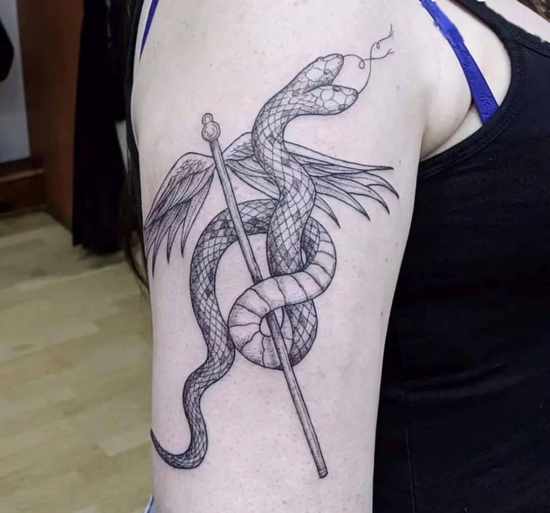 神奇的魔杖纹身