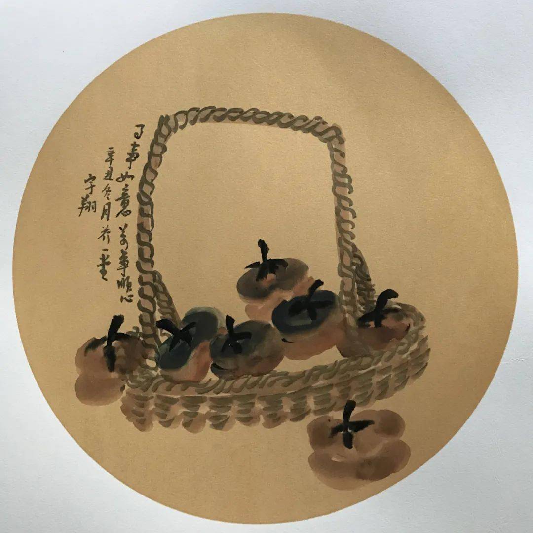 随性弄笔,脸有点墨