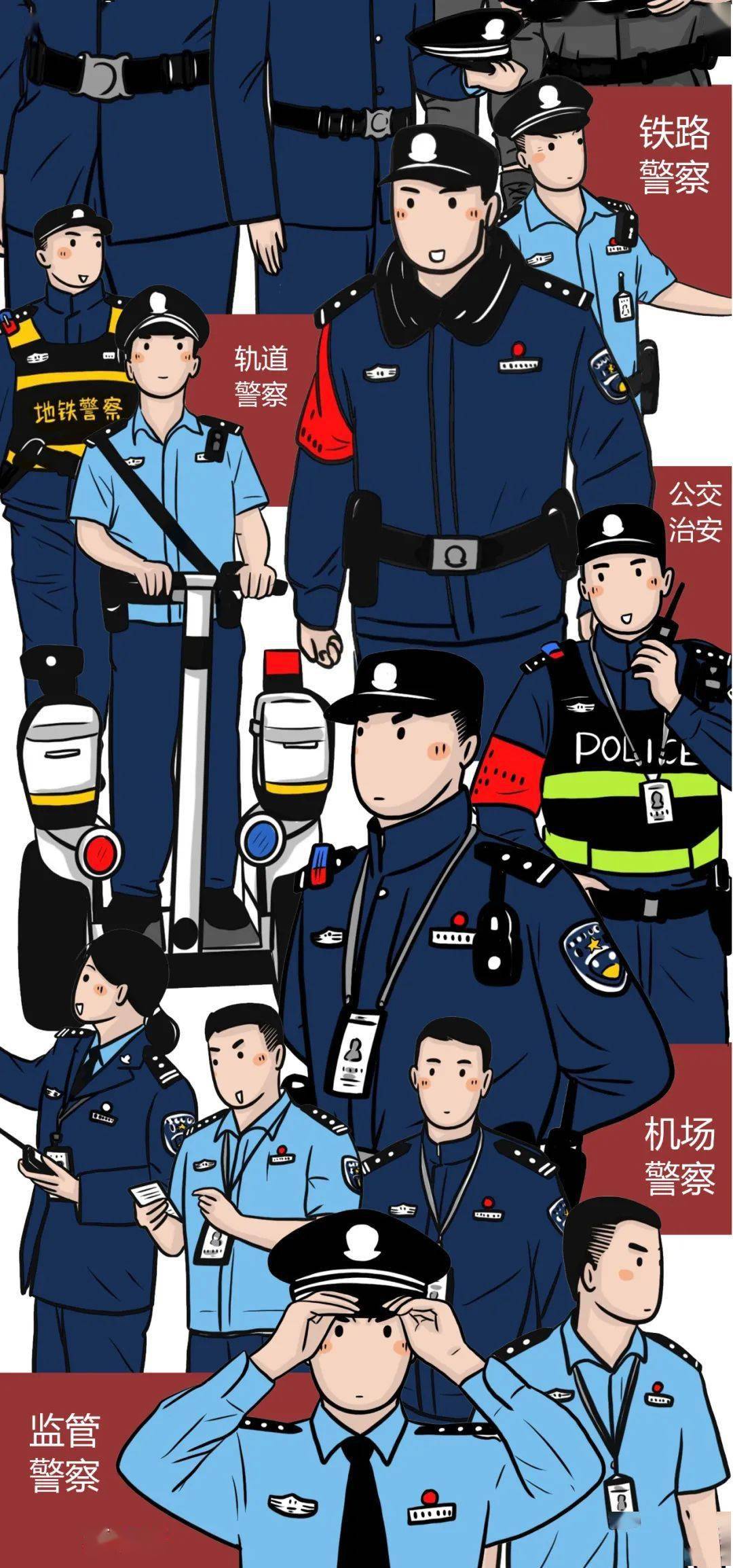 警察卡通手机壁纸图片