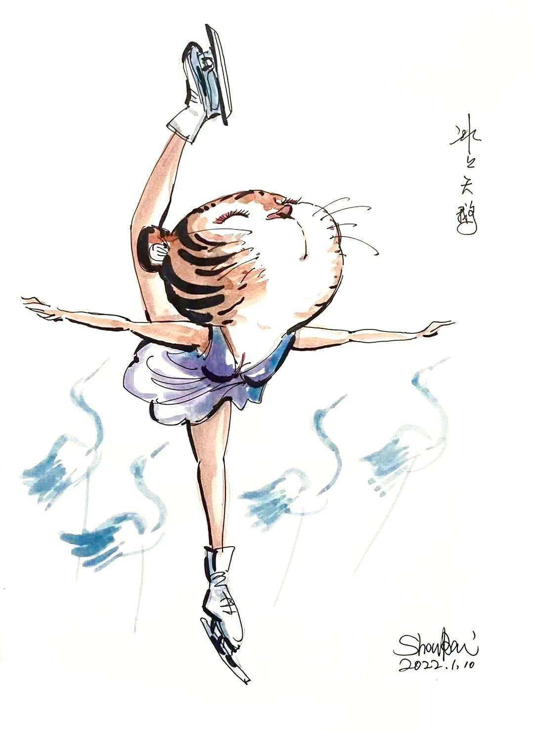 冰上芭蕾虎在这个日渐寒冷的冬天,让我们一同感受虎年新春温暖又文艺