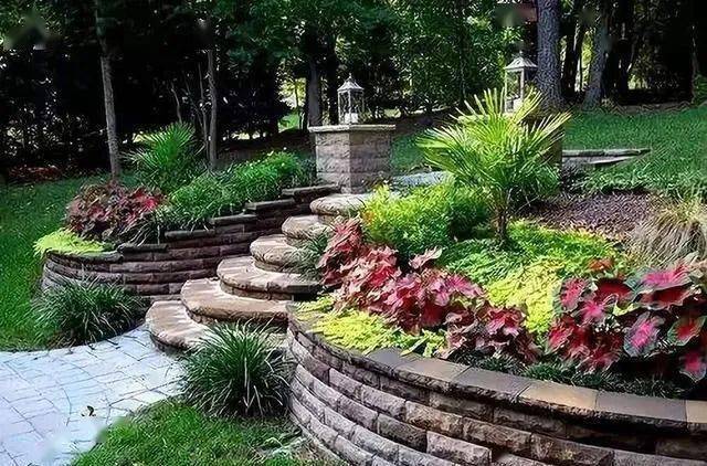 阶梯式庭院,比传统庭院还大气!_设计_休闲_花园