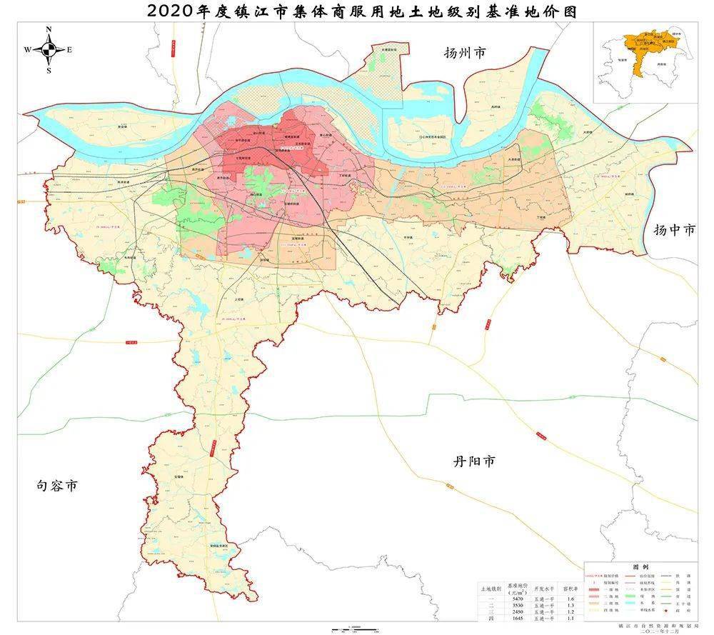 镇江京口区行政区划图图片