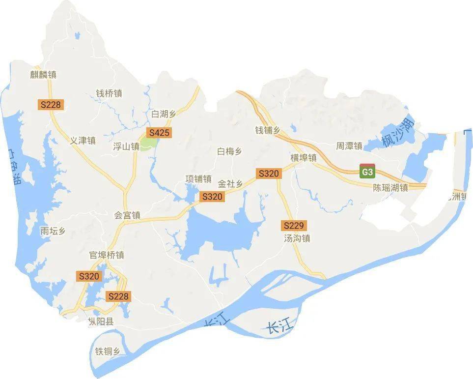 枞阳县钱桥镇地图图片