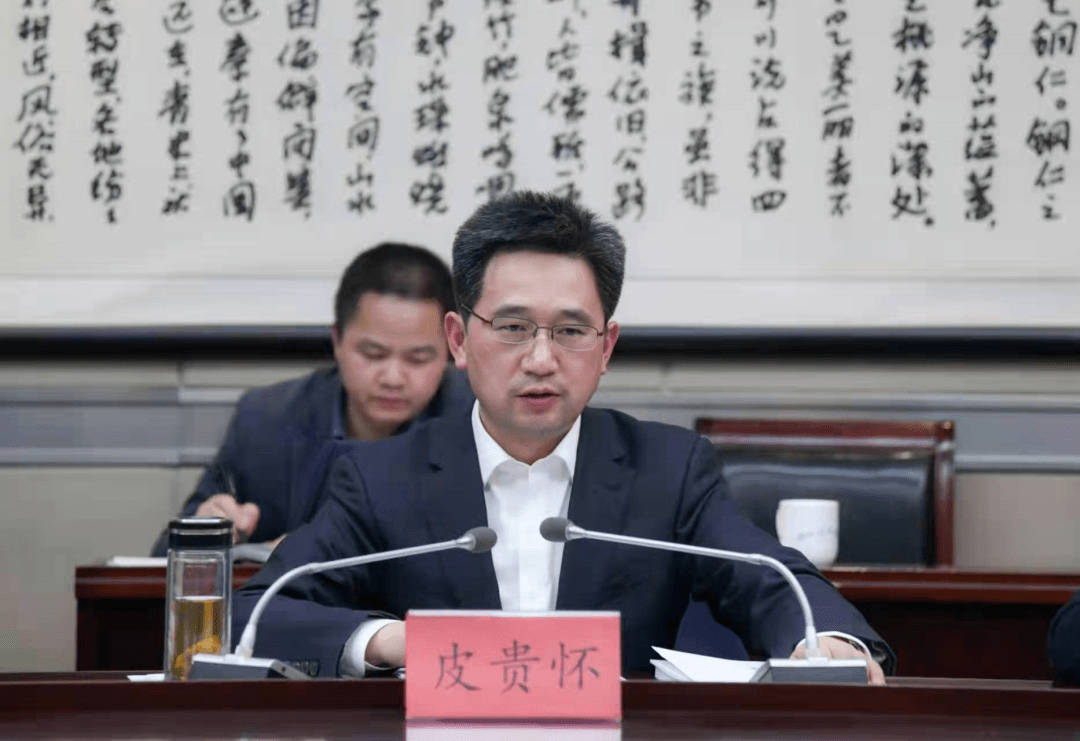 皮贵怀主持召开市政府党组党史学习教育专题民主生活会集中学习研讨会