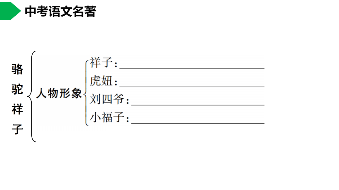 祥子|初中语文 | 七年级下册：《骆驼祥子》名著导读+思维导图 +考点合集，寒假预习必收！