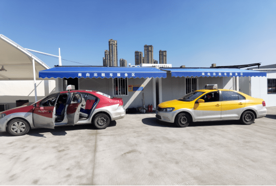 温州市区出租车网约车司机来这三个新出租车服务区坐坐吧免费换座套还