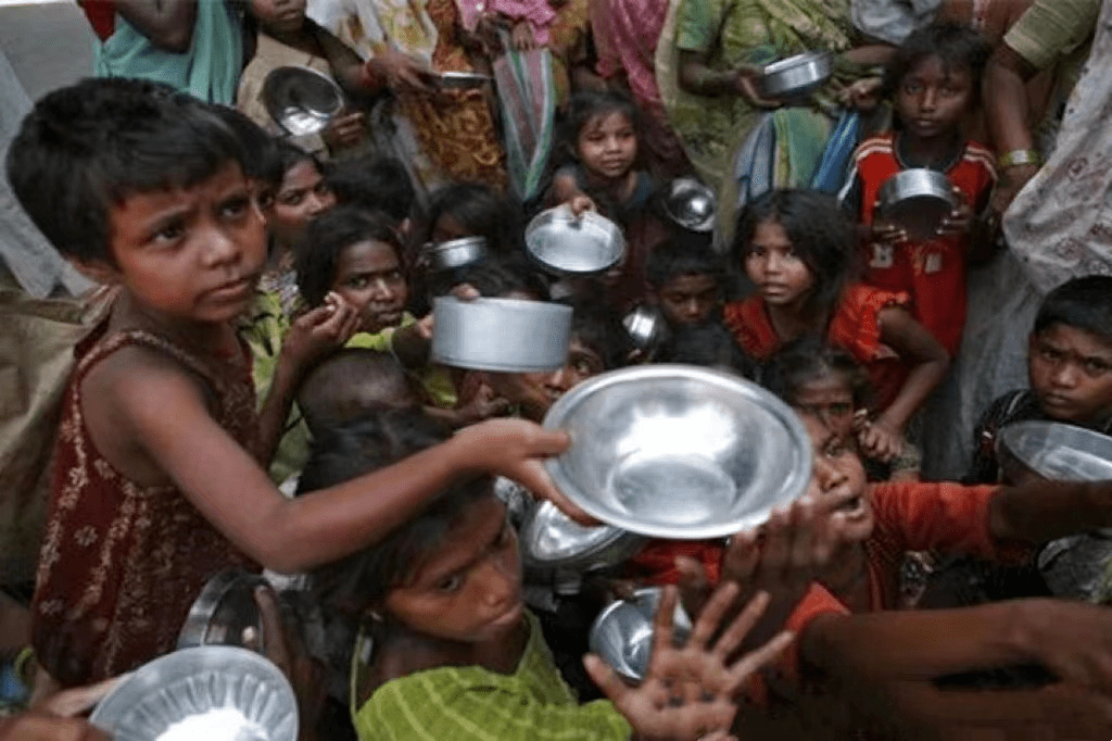 3亿饥饿人口.而现在全球76亿人口中,至少还有8.