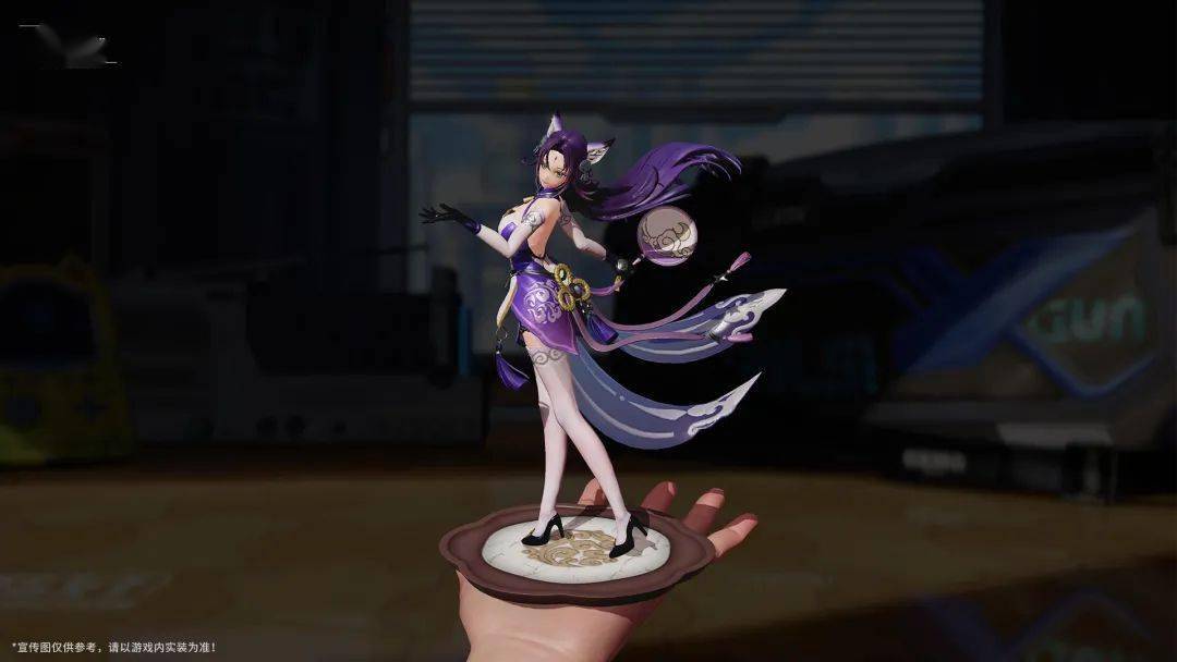 "貂蝉·惊鸿月影ver."手办细节曝光_柴狐_短裙_心思