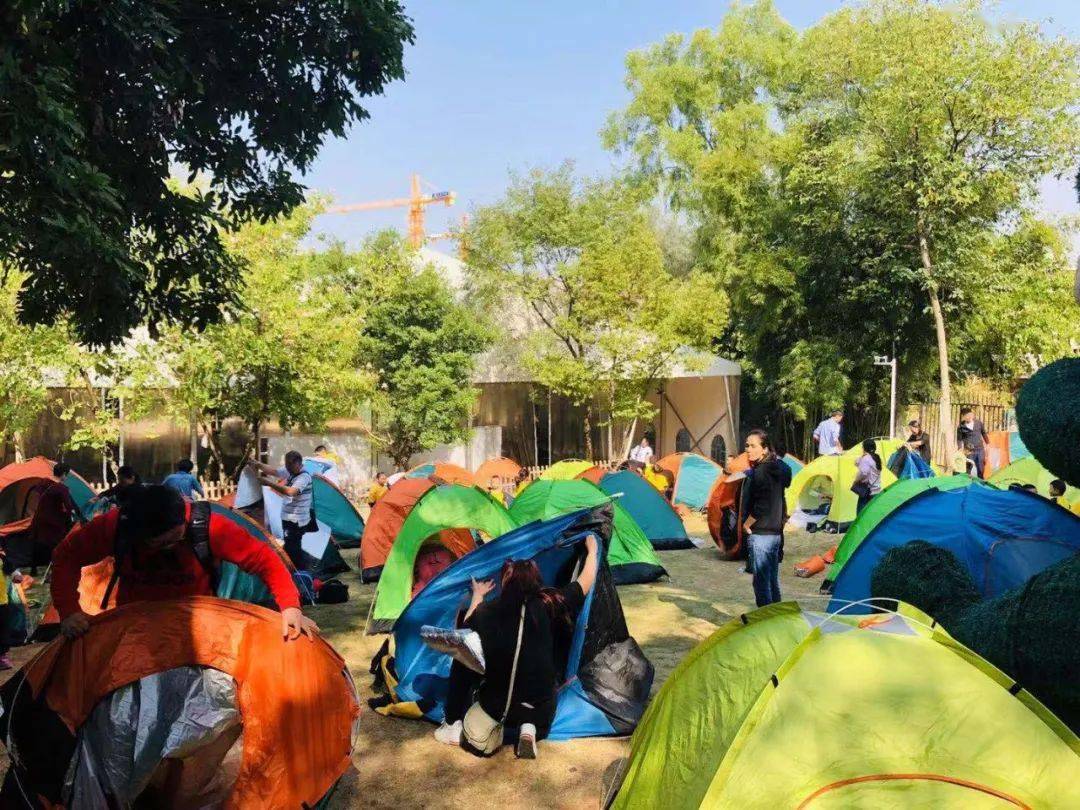 番禺熊山谷128元抢2大1小独木舟射箭帐篷昆虫馆体验在森林里研学的