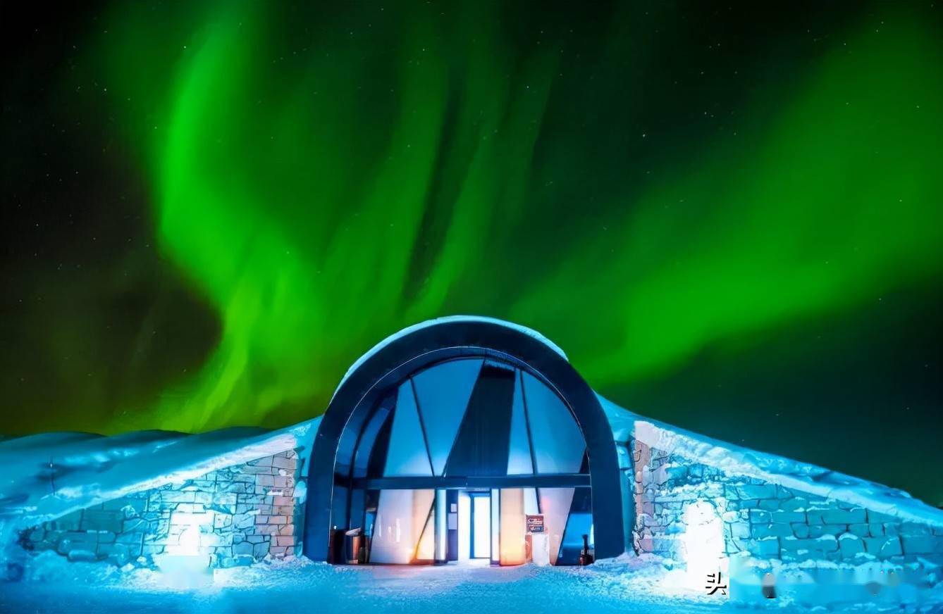 位于瑞典北极圈以北200公里的尤卡斯耶尔维,拥有世界上第一个冰酒店
