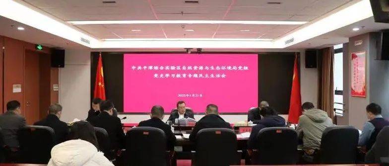 中共平潭综合实验区自然资源与生态环境局党组召开党史学习教育专题民主生活会_工作_政治_班子成员