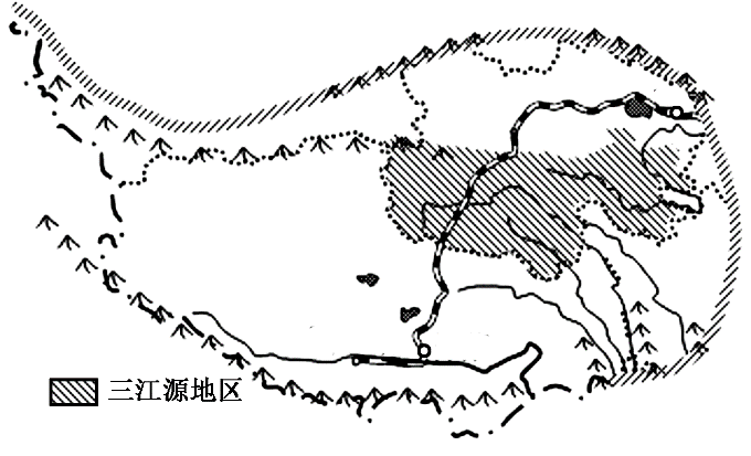 青藏地区轮廓图图片