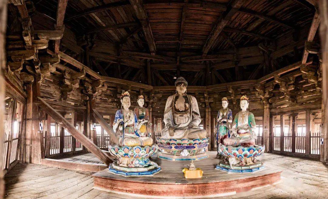 登千年释迦塔赏国之瑰宝