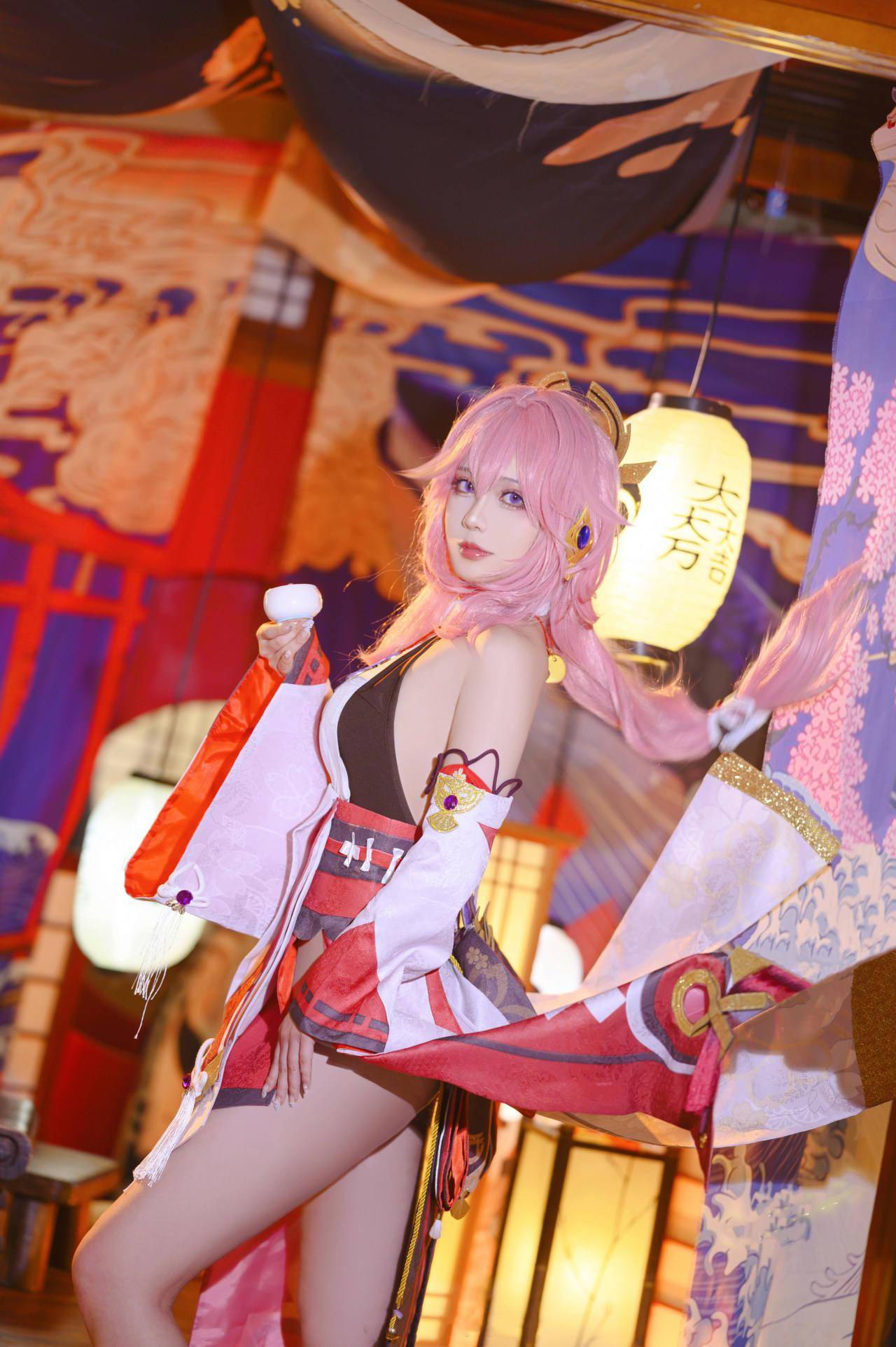 图片|《原神》八重神子Cosplay