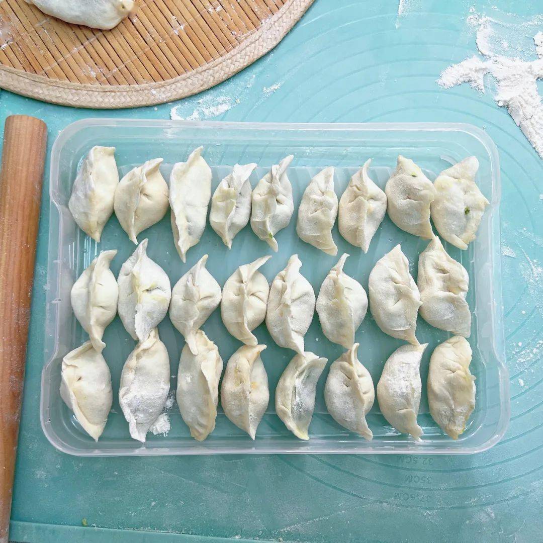 饺子皮白菜形状包法图片