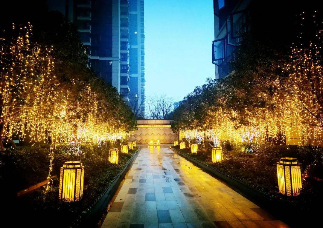 会员万科物业丨家门口的灯光秀在武汉万科物业各小区惊艳上演