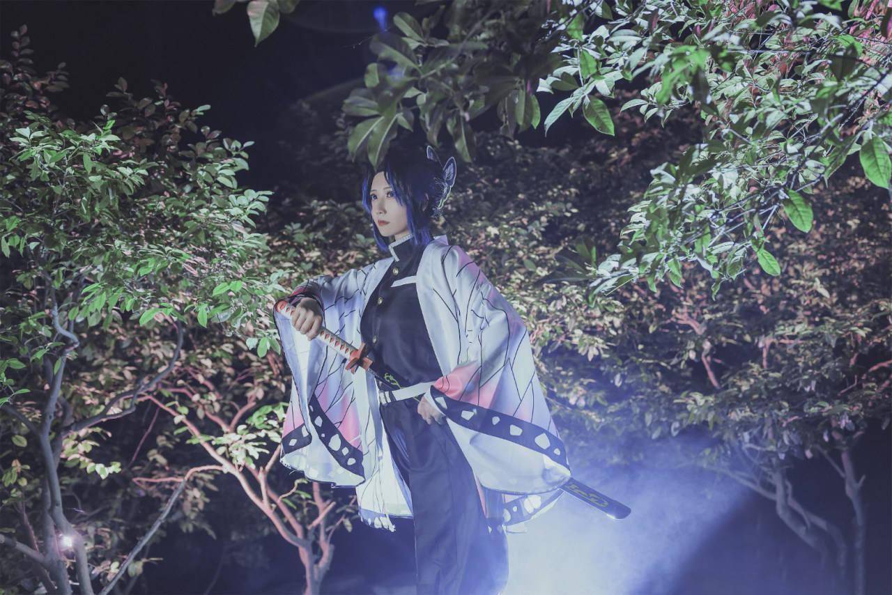 图片|《鬼灭之刃》蝴蝶忍cosplay