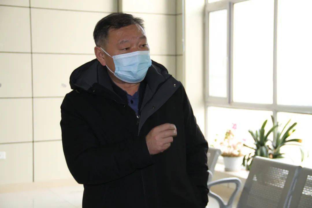 蒋长春在八五六检查指导疫情防控工作