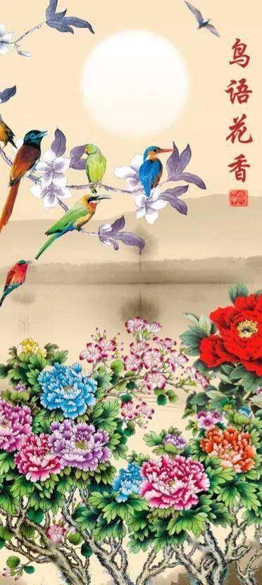 鸟语花香图欣赏 图片 玫瑰 鸟语花香