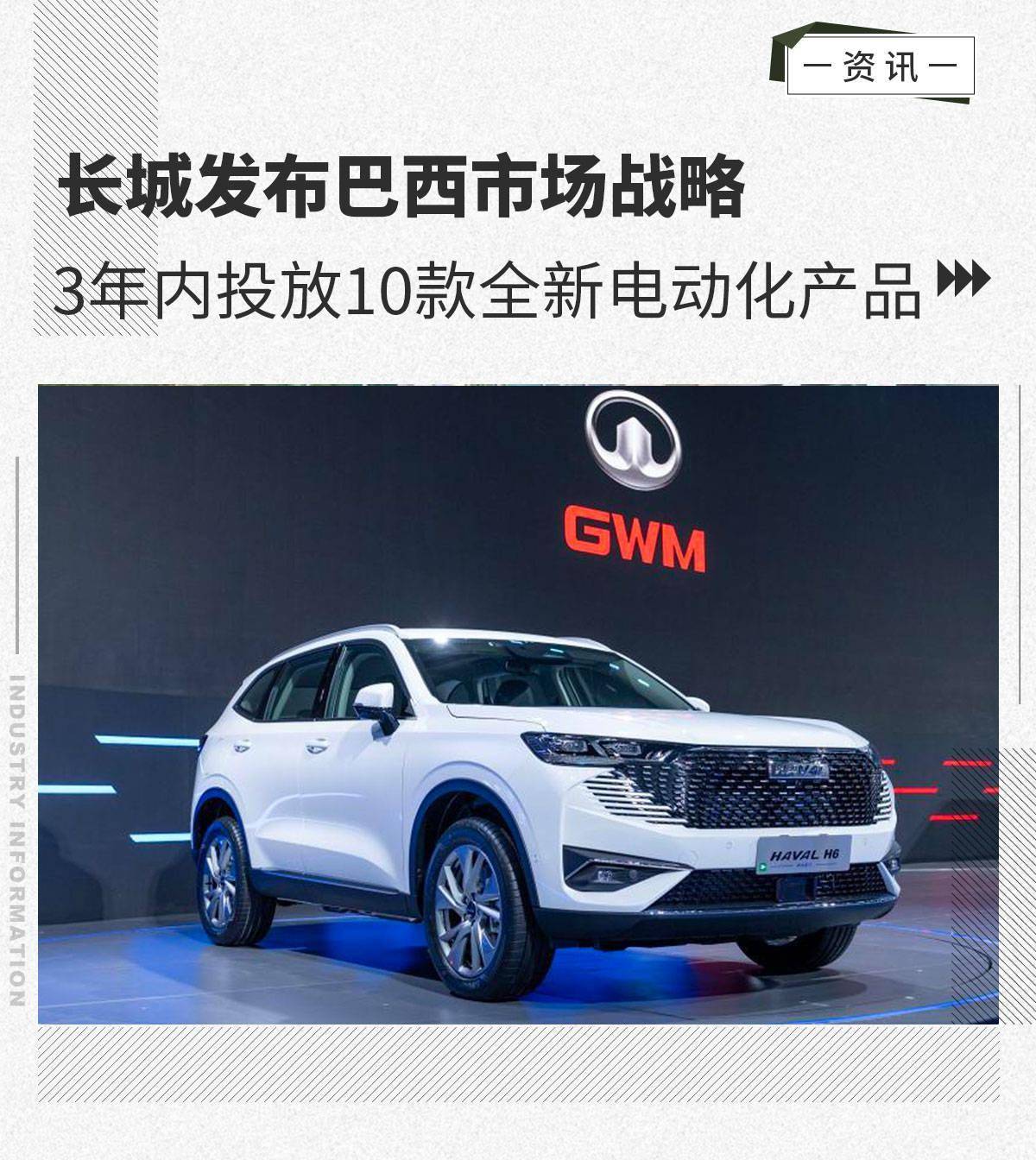 长城发布巴西市场战略3年内投放10款新能源产品_搜狐网