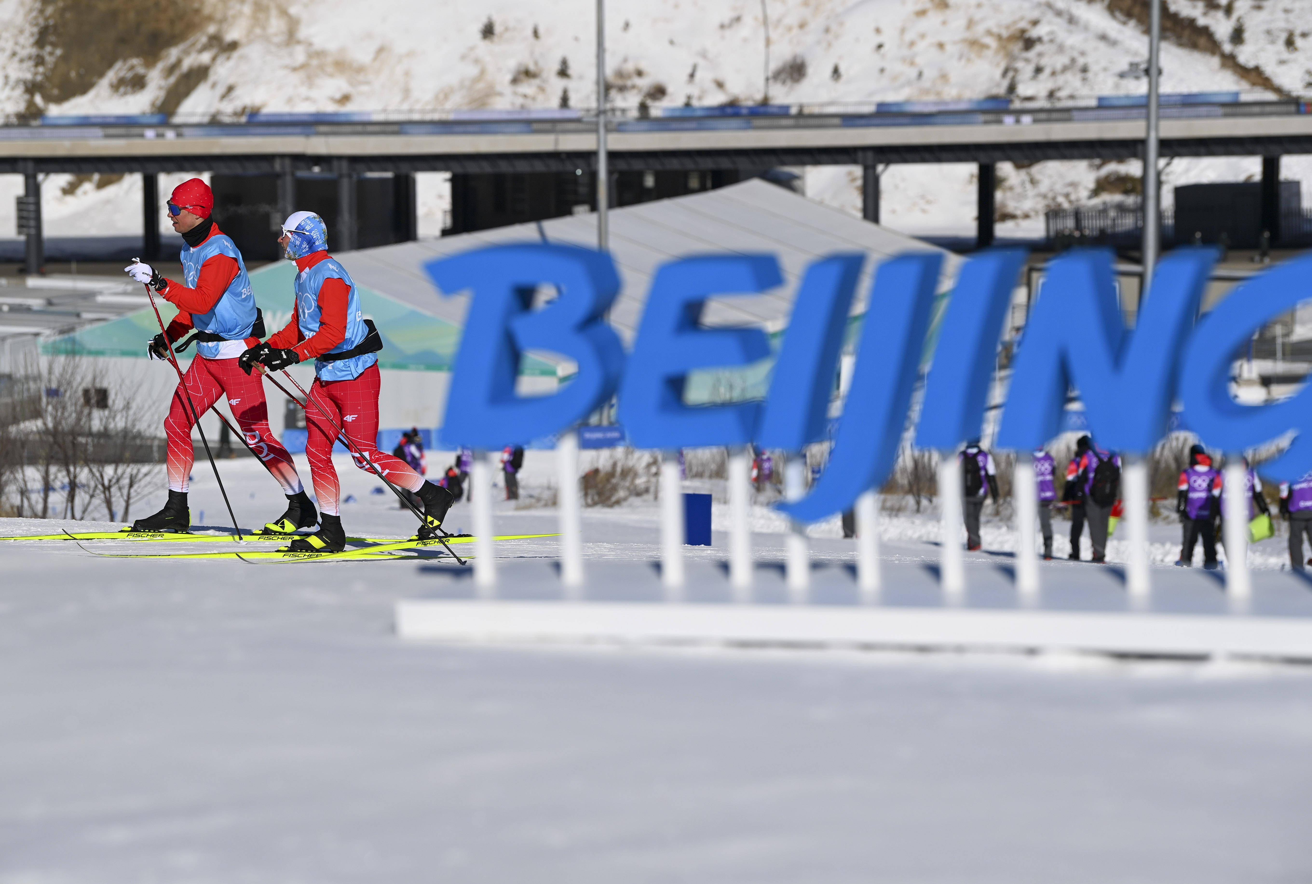 国家越野滑雪中心的训练日