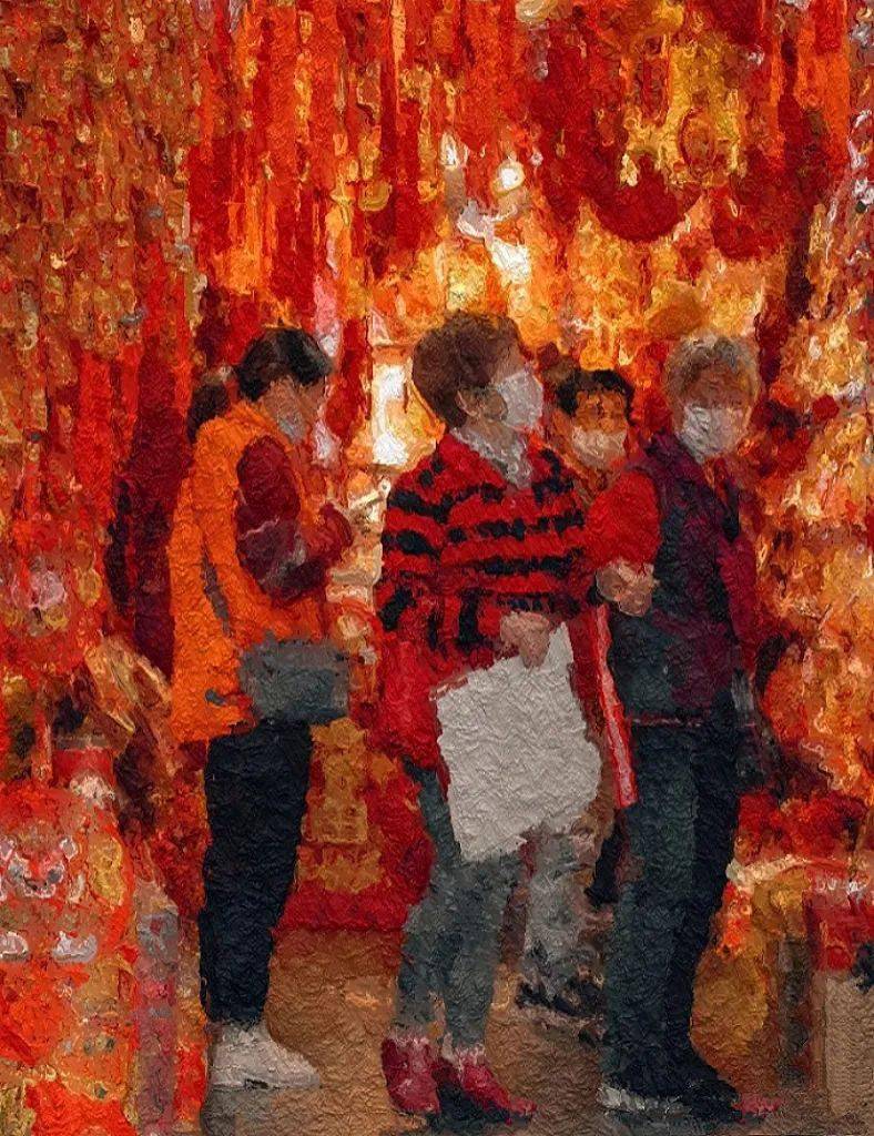 孟圆 《新年至2022》油画秦文涛《春日静物》油画王楚《山河之息》