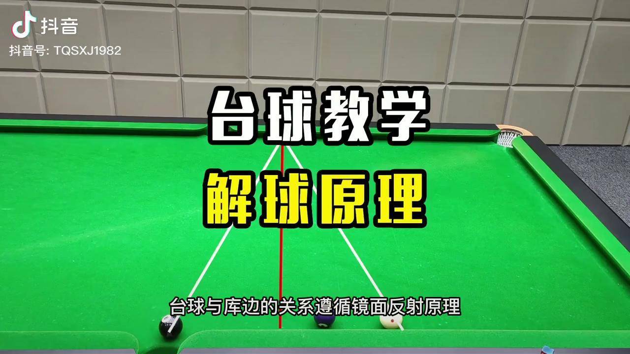 一库解球基本原理台球技巧 台球教学 威利_台球_解球_技巧