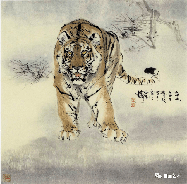 虎年学画虎，《虎谱》选页欣赏_搜狐网