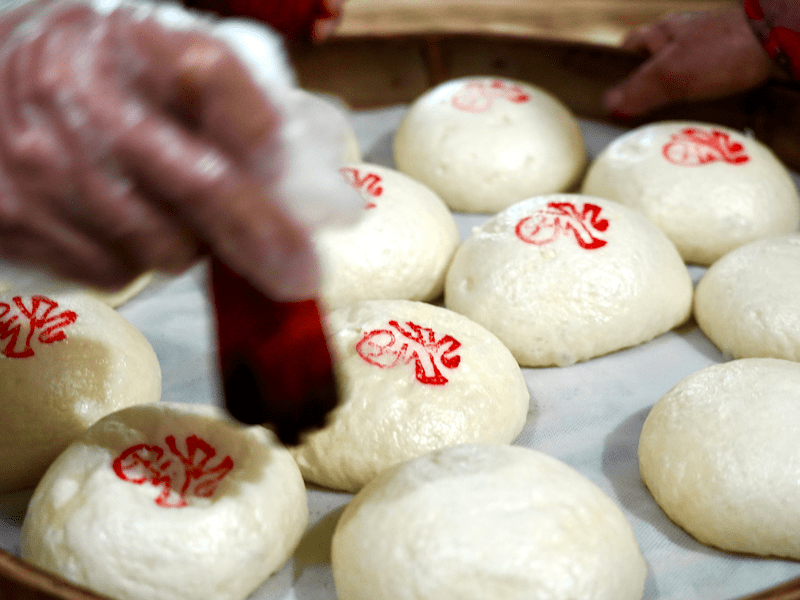 过年餐桌上的必备品吴店馒头热销