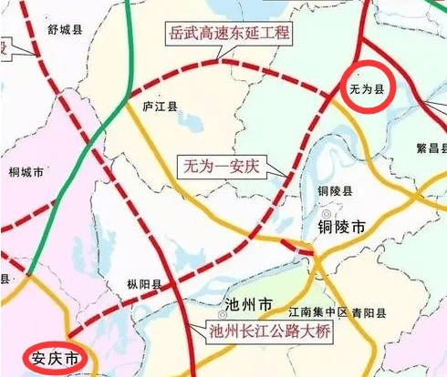 安庆至潜山高速规划图图片