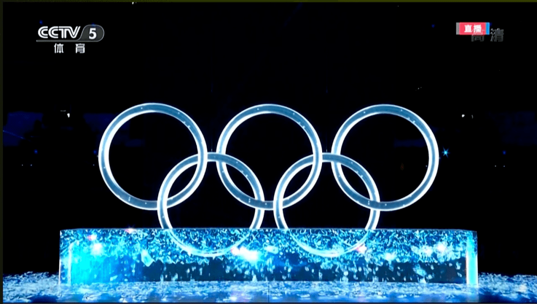 冬奥会开幕式冰立方图片