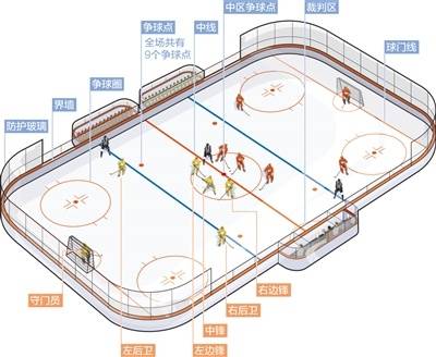 冰球赛场平面图图片
