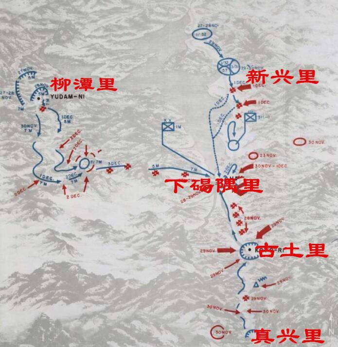 长津湖水门桥位置图图片