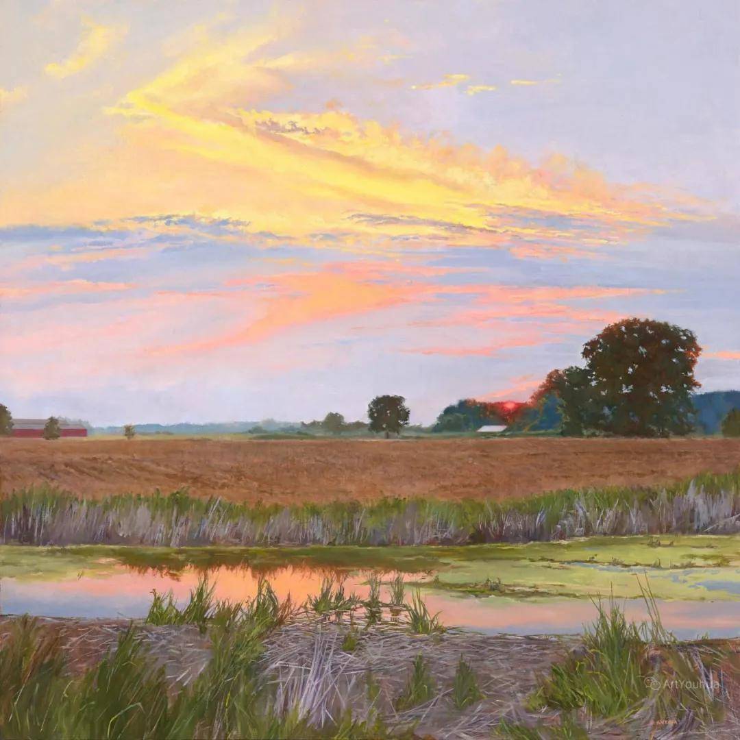 风景油画捕捉大自然的美